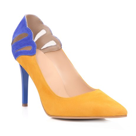 Pantofi stiletto dama de piele Cristin - imagine 2