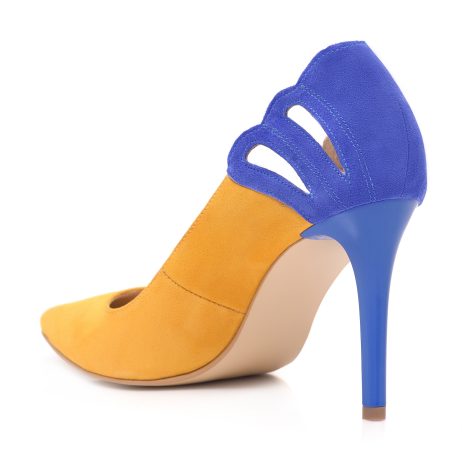 Pantofi stiletto dama de piele Cristin - imagine 4