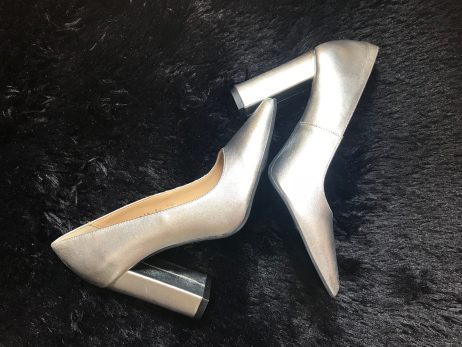 pantofi dama argintiu pantofi argintii pantofi piele argintiu pantofi silver