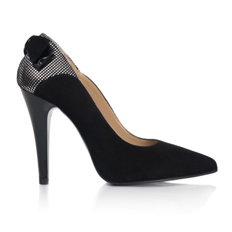 pantofi stiletto pantofi dama din piele pantofi cu fundita