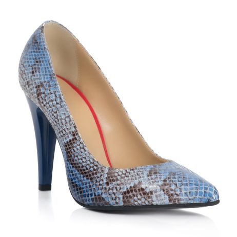 Pantofi stiletto dama de piele Saskia B5 - imagine 2