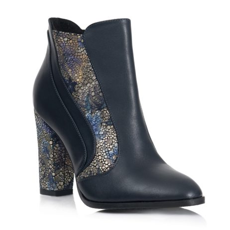 Botine dama din piele Berna B4 - imagine 2