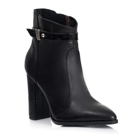 Botine dama din piele Perugia B9 - imagine 2