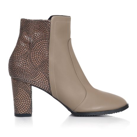botine din piele ghetute femei din piele botine bej
