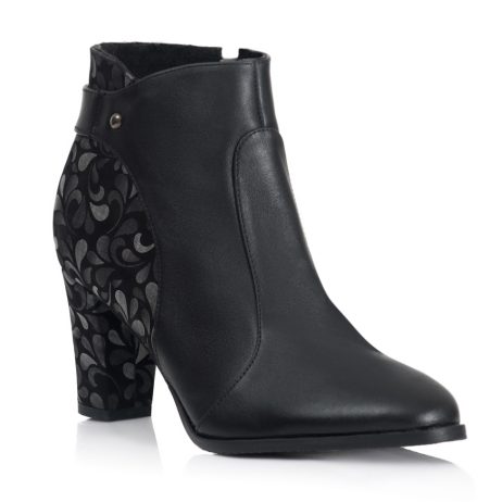 Botine dama din piele Begonia B14 - imagine 2