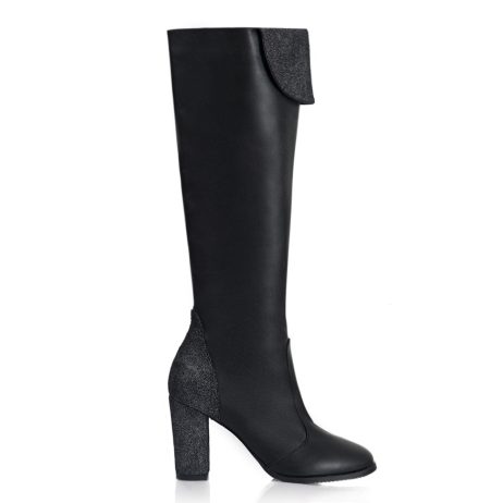 cizme dama din piele cizme femei elegante cizme cu toc cizme cu toc cu sclipici
