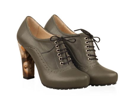 Botine dama din piele Deni M99 - imagine 3