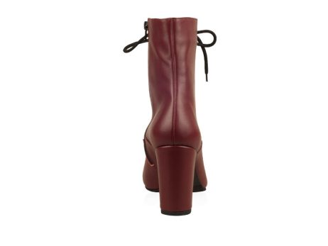 Botine dama din piele Aria M55 - imagine 3