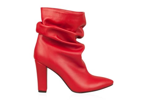 botine dama piele naturala botine femei la comanda botine fronsate botine rosii