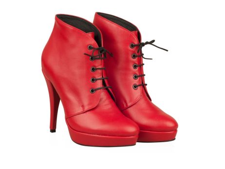 Botine dama din piele Persi M57 - imagine 3
