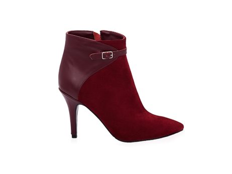 botine dama piele naturala botine femei la comanda botine toc cui botine bordo