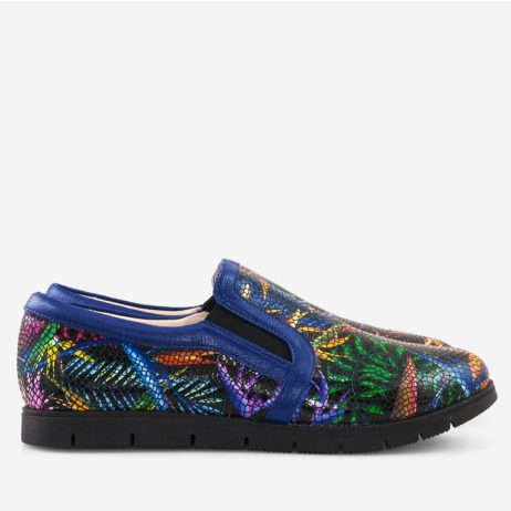 mocasini femei din piele naturala pantofi sport femei multicolori