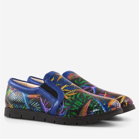 Pantofi oxford dama Agne C8 palms - imagine 6