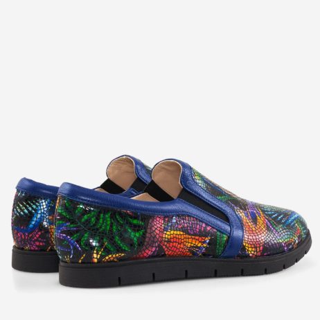 Pantofi oxford dama Agne C8 palms - imagine 4