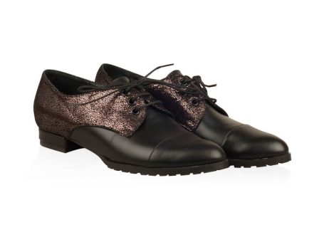 Pantofi oxford dama M54 glitter - imagine 2