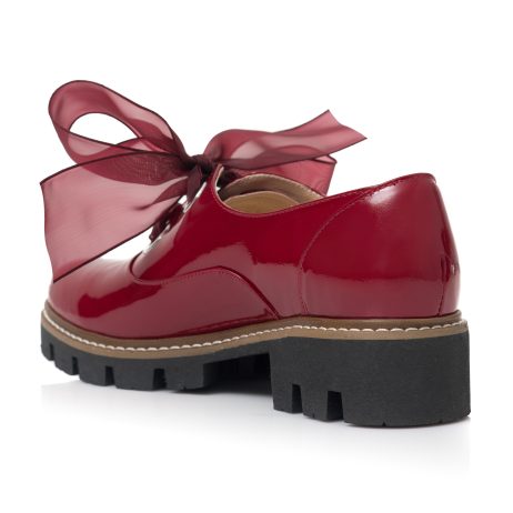 Pantofi dama cu talpa joasa si snur E50 b - imagine 4