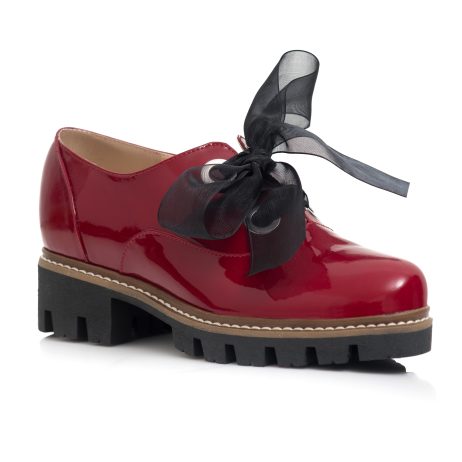 Pantofi dama cu talpa joasa si snur E50 b - imagine 5