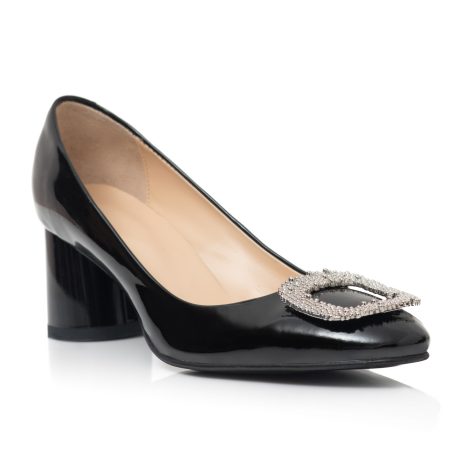 Pantofi dama de piele Diamond E11 - imagine 2