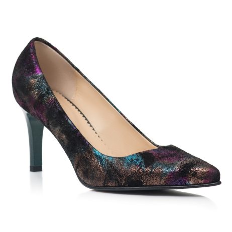 Pantofi stiletto dama de piele Carlita E12 colors - imagine 3