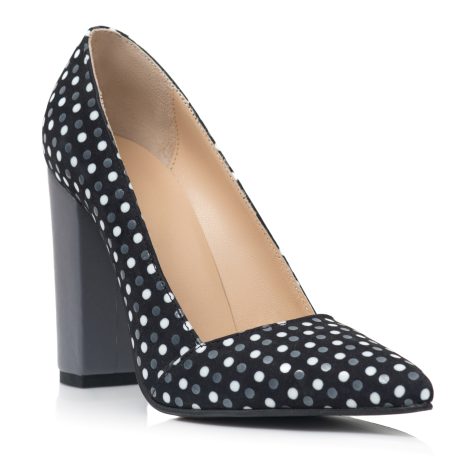 Pantofi dama de piele Giorgi buline E10 - imagine 2