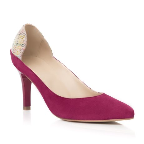 Pantofi stiletto dama de piele Clarise f - imagine 2