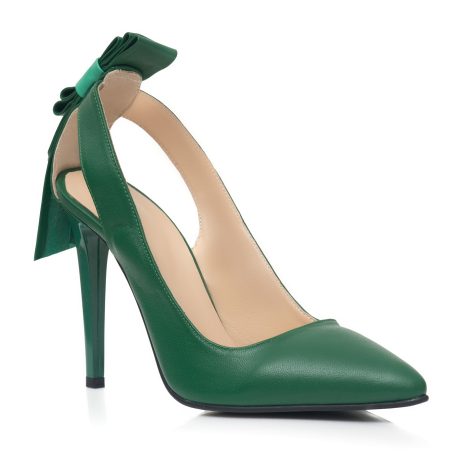 Pantofi stiletto dama de piele Grenad - imagine 2