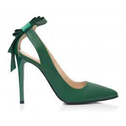 pantofi stiletto pantofi din piele pantofi pe verde