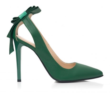 pantofi stiletto pantofi din piele pantofi pe verde