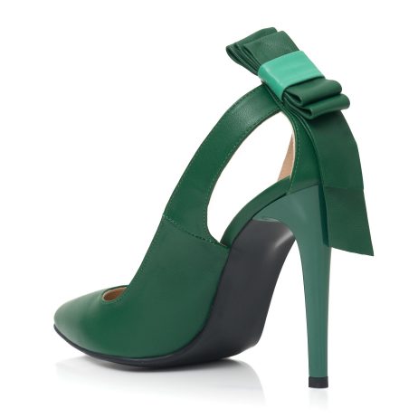 Pantofi stiletto dama de piele Grenad - imagine 4