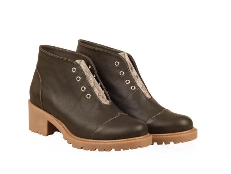 Ghete bocanci dama din piele M26 - imagine 3