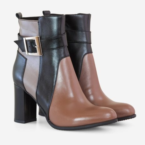 Botine dama din piele Trio C10 - imagine 2