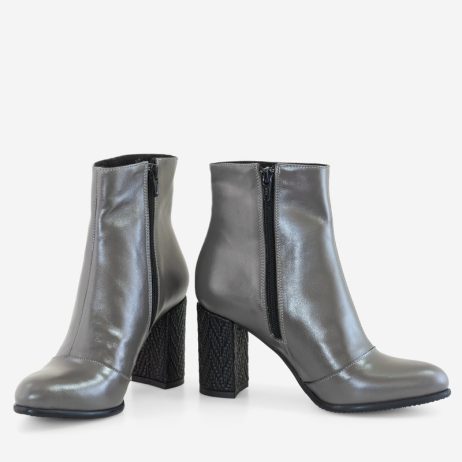 Botine dama din piele Alina C11 - imagine 2