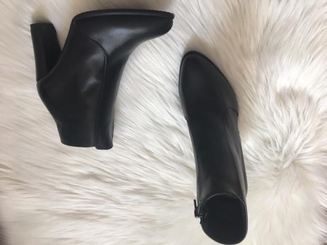 Botine dama din piele Argo B2 negru box MASURA 36 - imagine 2