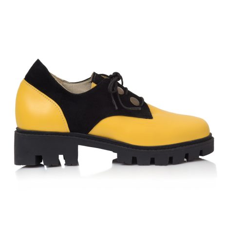 pantofi cu siret pantofi bocancei pantofi din piele pantofi galbeni