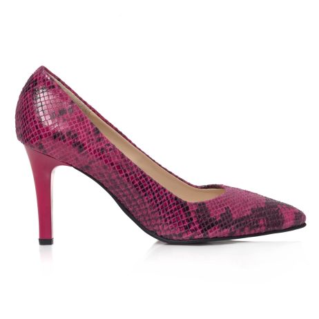 Pantofi stiletto dama de piele Snake E5