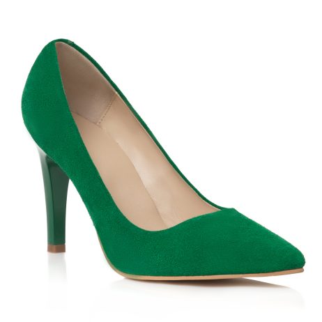 Pantofi stiletto dama de piele Lady E8 v - imagine 2