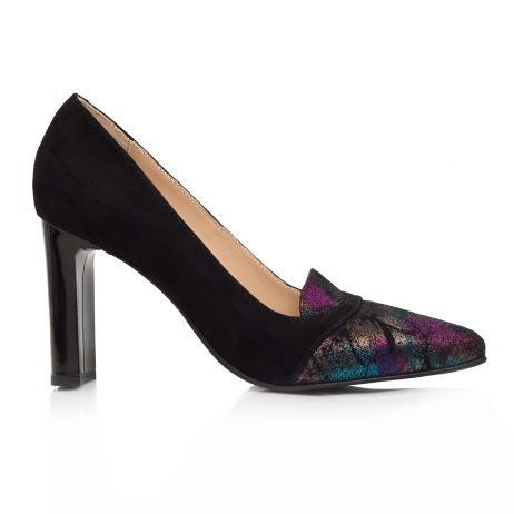 Pantofi stiletto dama de piele cu toc Faty E28