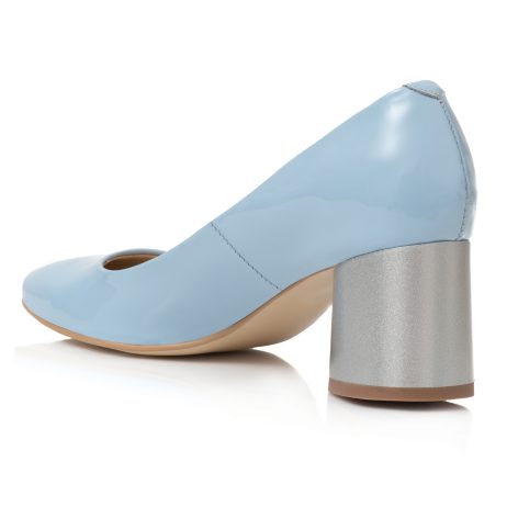 Pantofi dama de piele Geo E10 blue - imagine 4