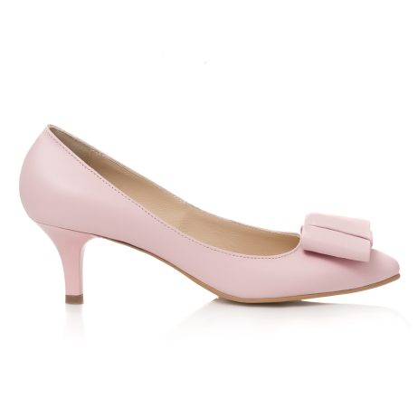 pantofi din piele pantofi cu fundita pantofi nude