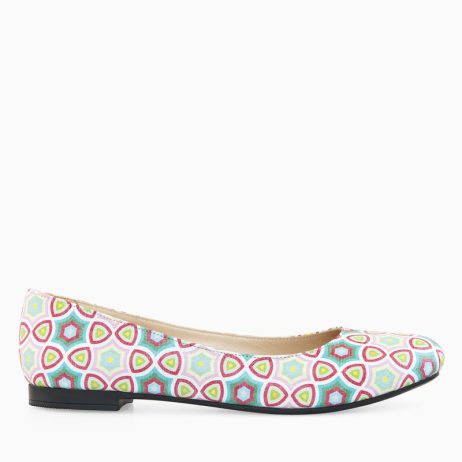 Balerini Piele Floral Emilia D19 - orice culoare - imagine 2
