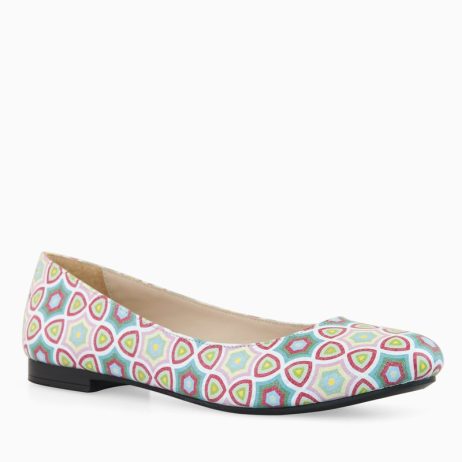 Balerini Piele Floral Emilia D19 - orice culoare - imagine 3