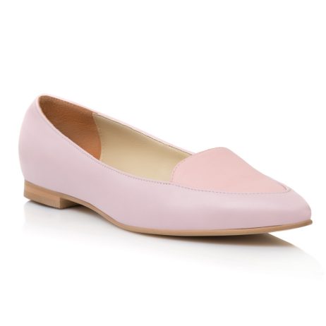 Balerini Piele Nude/Gri Estela - orice culoare - imagine 5
