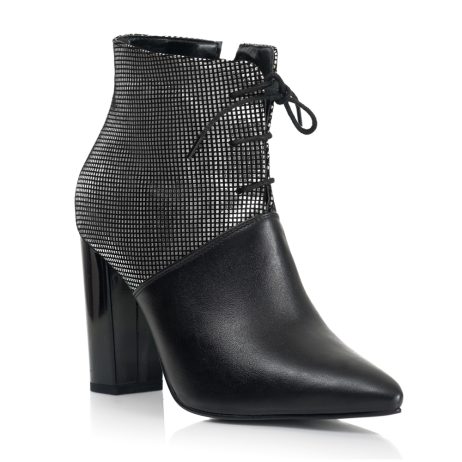 Botine Piele Bleumarin Multicolor Elisse V40 - orice culoare - imagine 2
