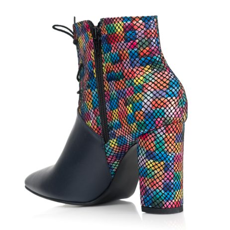 Botine Piele Bleumarin Multicolor Elisse V40 - orice culoare