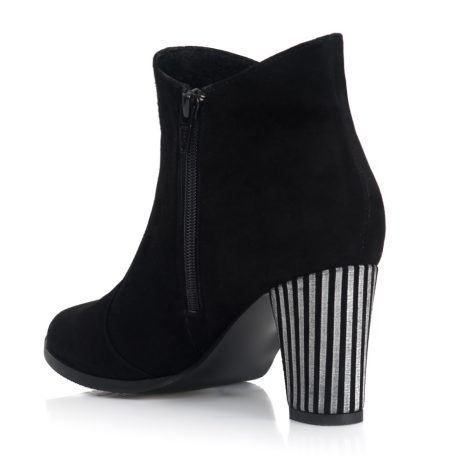 Botine Piele Intoarsa Negru/Dungi Ema T14 - orice culoare - imagine 4