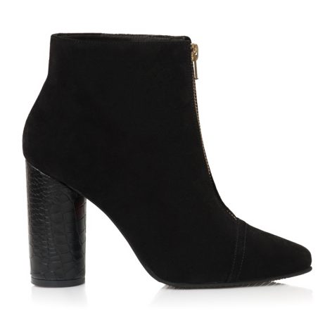 Botine Stiletto Toc Gros Rotund Martha A3  - Orice Culoare - imagine 2