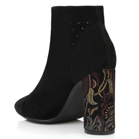 Botine Stiletto Toc Gros Rotund Martha A3  - Orice Culoare