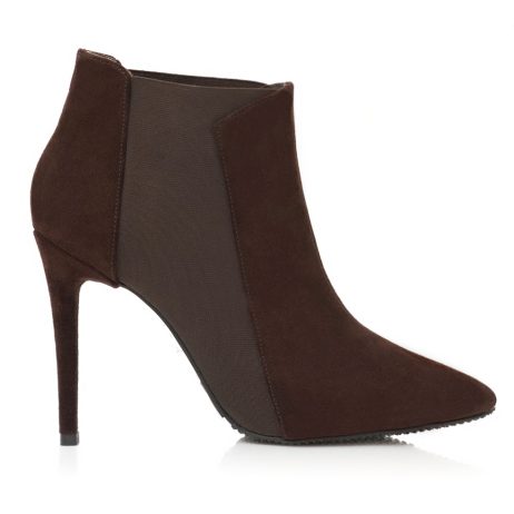 Botine Piele Simple Brown A4 - Orice Culoare - imagine 3