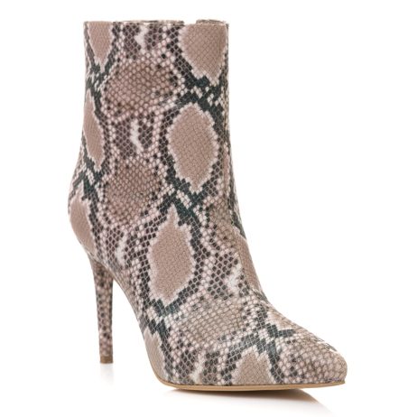 Botine Stiletto Piele Model Sarpe A2 - Orice Culoare - imagine 2
