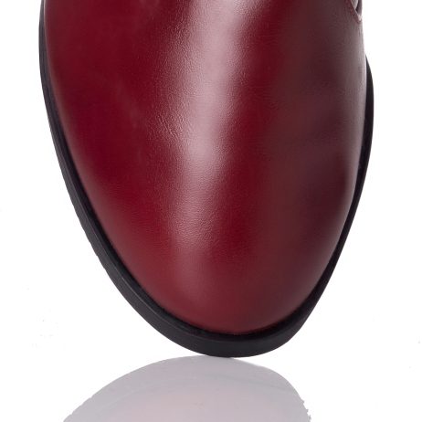 Cizme Piele NEGRU  Catarame Evelin T1 - pe stoc - imagine 9